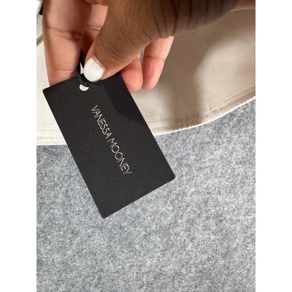 Vanessa Mooney Top‎ Women Large Pink Animal Print Tie Front Cropped Vacation NWt - Picture 4 of 9